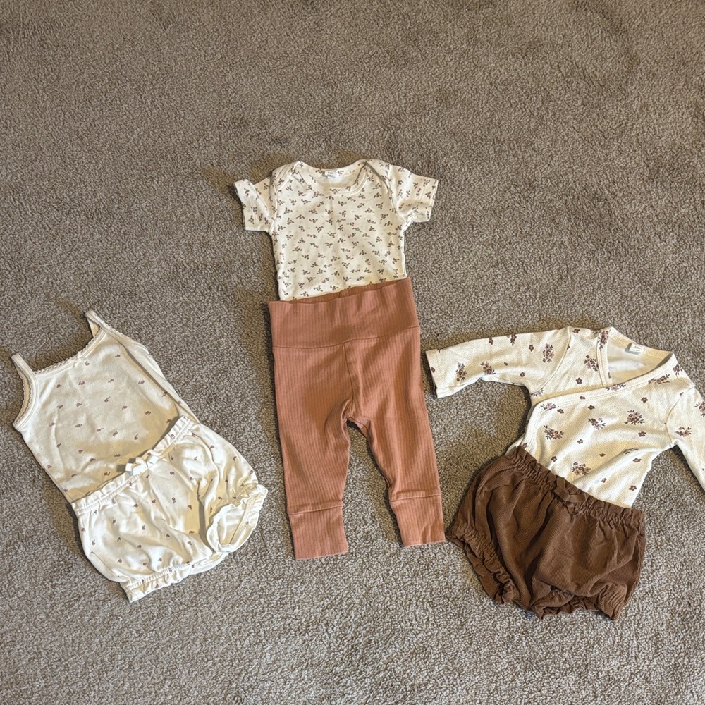 Adorable Colored Organics bundle in beautiful neutral shades